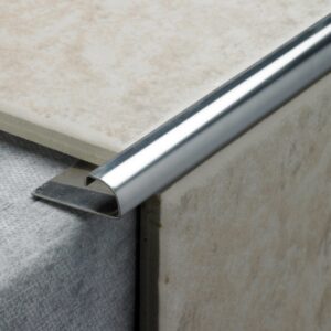 Bande de chant inox pour carrelage